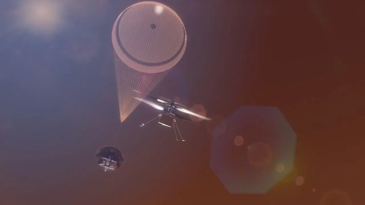 观看NASA新型火星直升机旋翼突破音速(视频)
