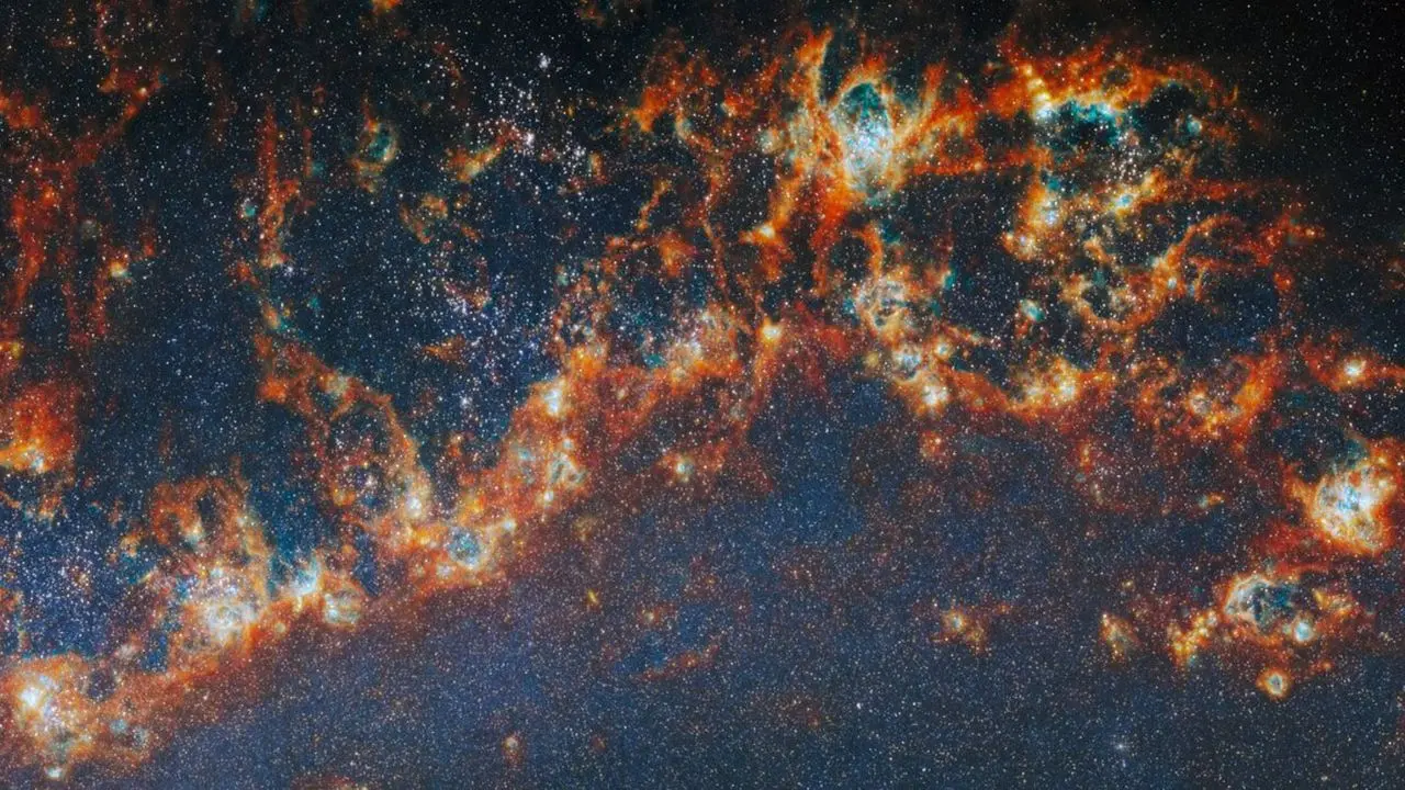 新詹姆斯·韦布空间望远镜图像揭示了大质量星团如何重塑星系