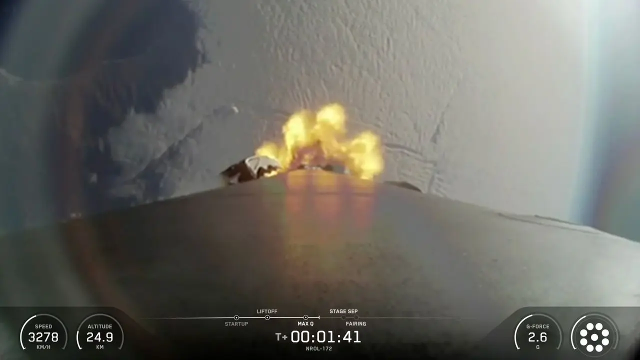 SpaceX 从加利福尼亚发射秘密美国间谍卫星至轨道(视频、照片)