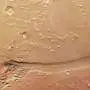 火星上的水流侵蚀地貌延伸至意大利的长度
