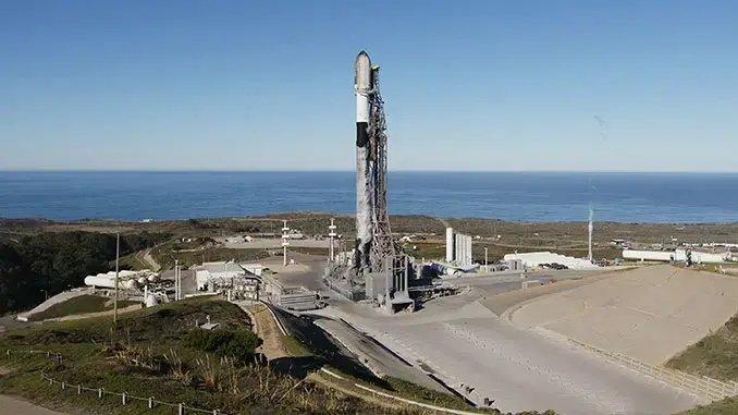 直播报道:SpaceX 将使用猎鹰 9 火箭从范登堡太空部队基地发射 24 颗星链卫星